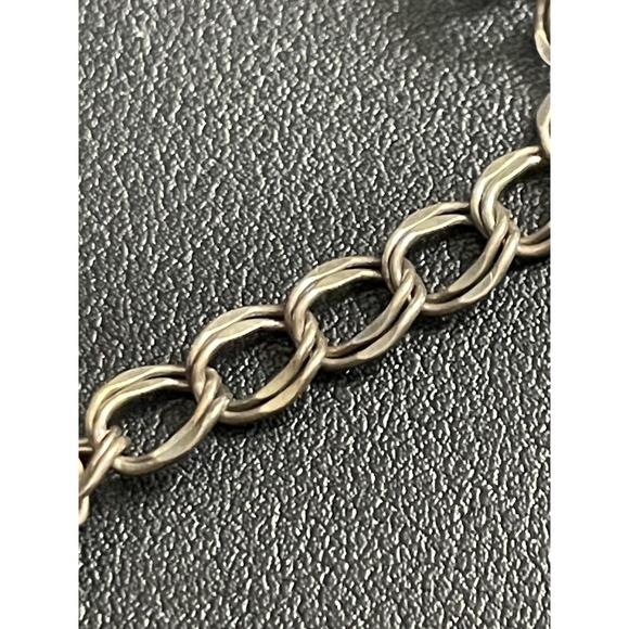 Sterling Silver Charm Bracelet Silver Cloud Coastal Mermaid Seahorse Shell 925 - Picture 10 of 12